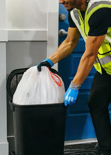 Valet trash service for residents in Greenville, SC